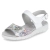 Sandalen FLOWER-SAMT/SOFT-N. - WEISS