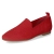 Slipper - red knitted