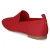 Slipper - red knitted