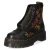 Schnürboots SINCL.FLORAL - black