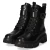 Schnürstiefeletten - Black