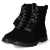 Schnürstiefeletten - black