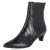 Ankle Boots - croco black