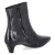 Ankle Boots - croco black