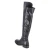 Overkneestiefel - black