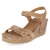 Keilsandaletten JULIA B74 - cuero/bark