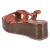 Plateausandalen - TERRACOTTA