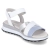 Sandalen - sky/silber/weiss