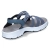 Sandalen - royal/jeans-weiss