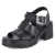 Sandaletten - BLACK LEATHER
