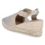 Espadrille-Sandaletten TRITON - platinum