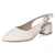 Slingpumps - WHITE LEATHER