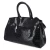 Handtasche - black-kroko