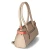Schultertasche - taupe/coral