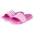 Badepantoletten - Fuchsia - White