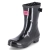 Gummistiefel GLOSSY - black-pink