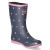 Gummistiefel DOTS - Navy white Pink