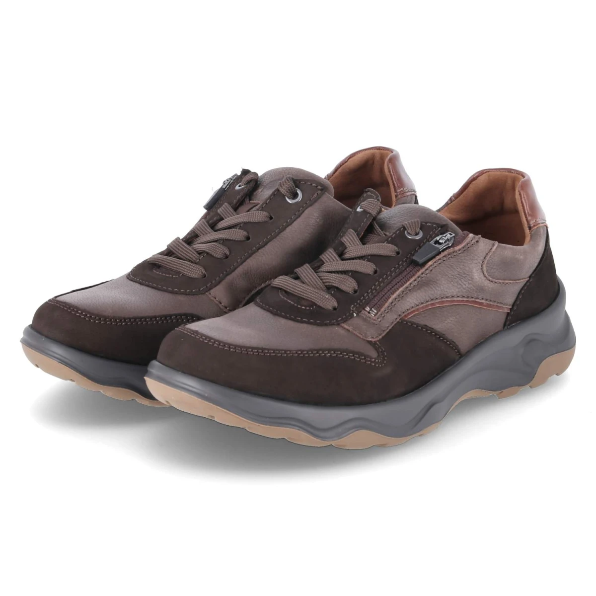 Halbschuhe H-MAX - NUBA MORO COGNAC