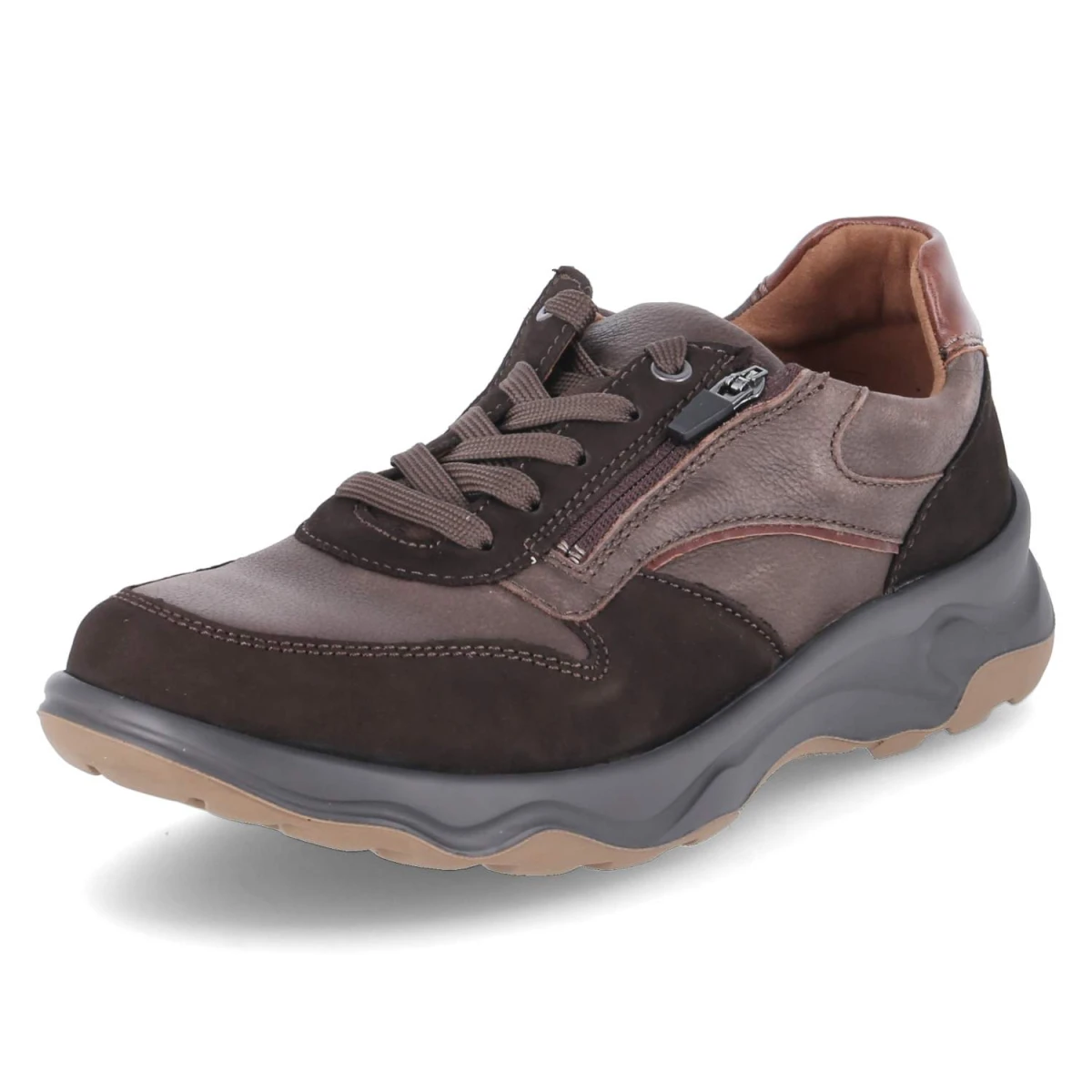 Halbschuhe H-MAX - NUBA MORO COGNAC