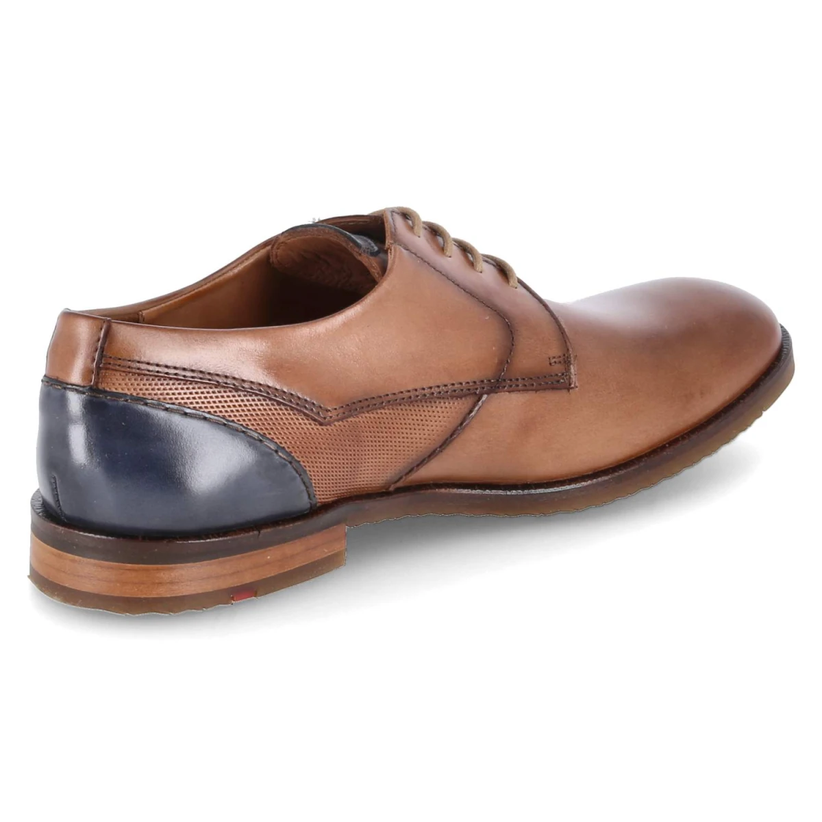 Halbschuhe DOMINO - 3 - CAMEL/ATLANTIC BLUE