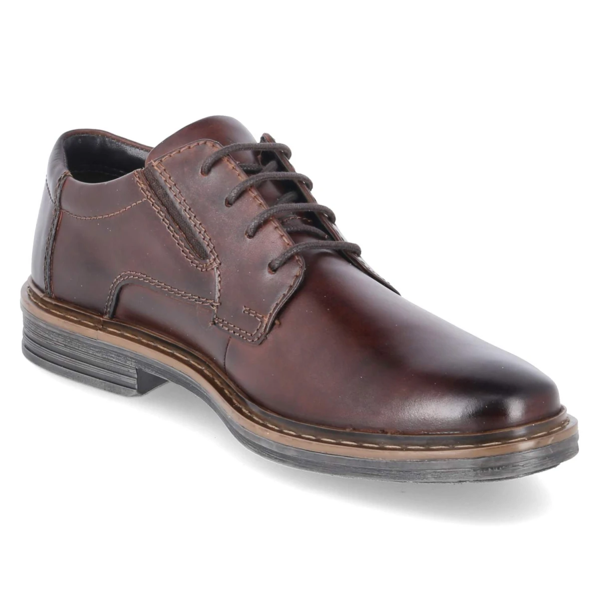 Halbschuhe - cognac / dark brown