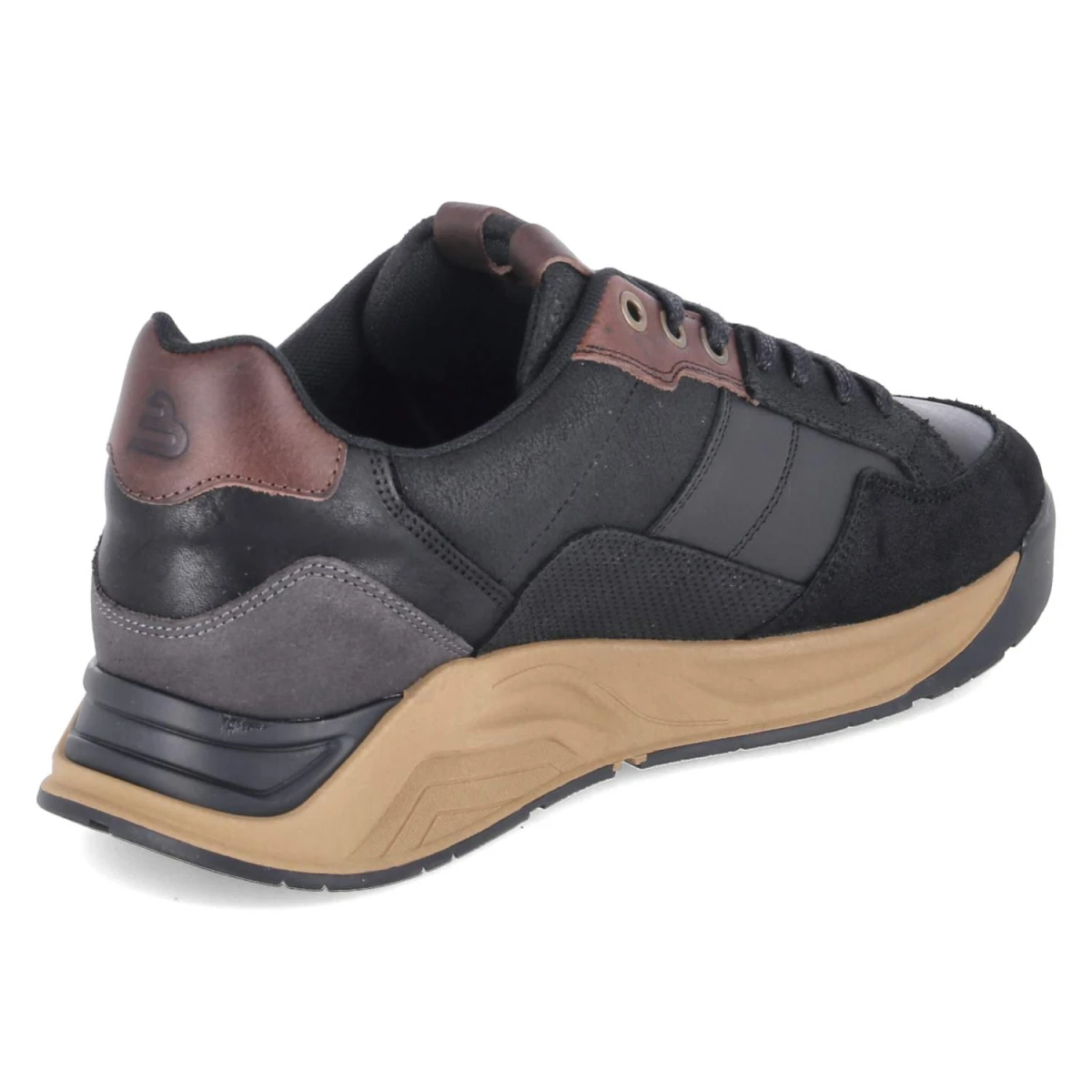 Low Sneaker - Black-Dark Brown