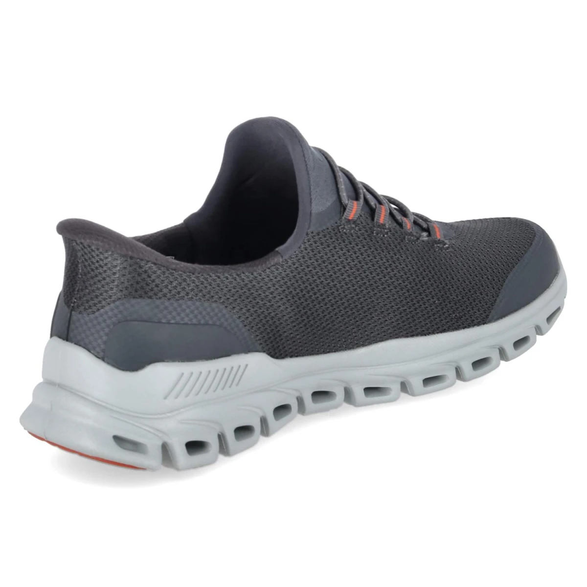 Low Sneaker GLIDE-STEP REMNYNT - charcoal/orange