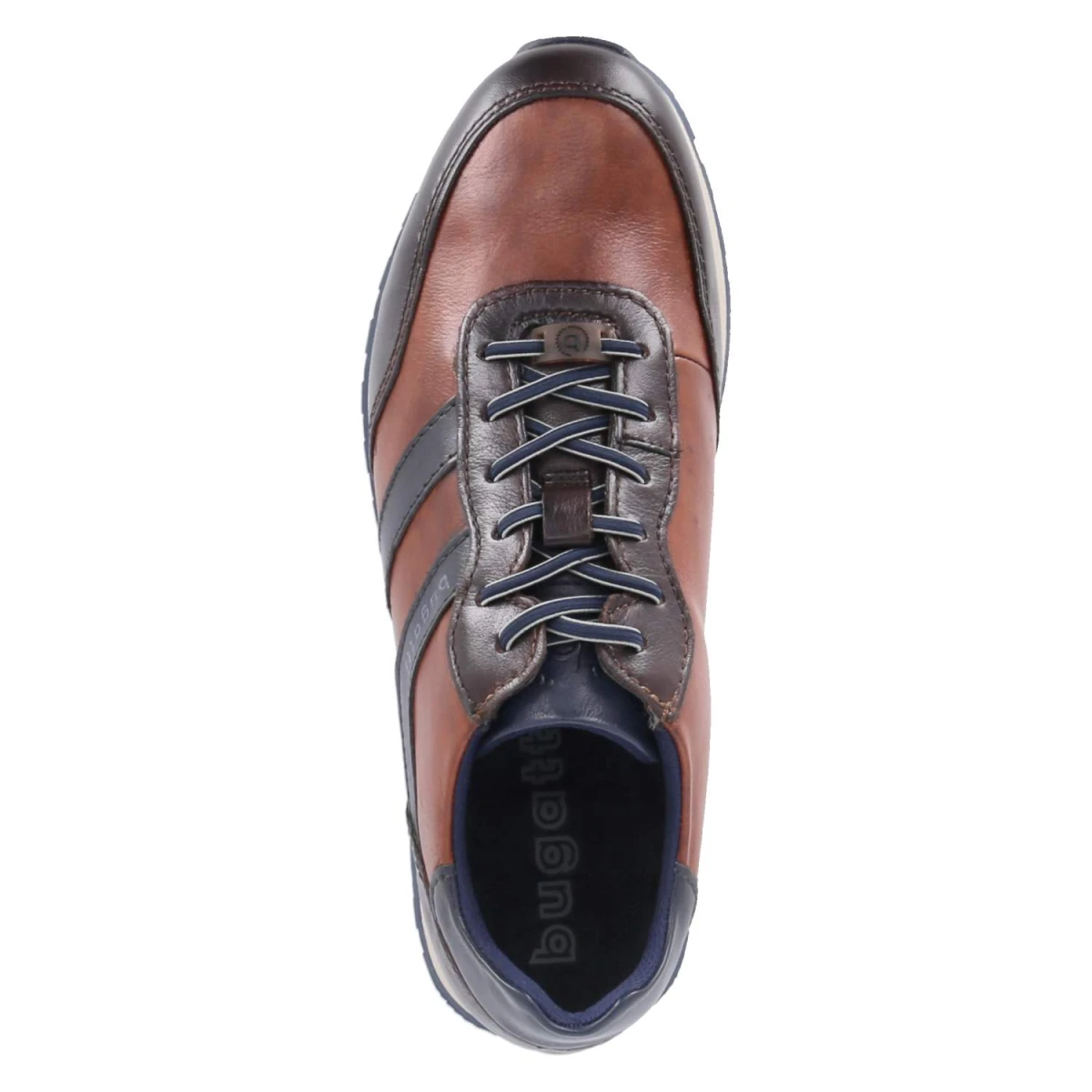 Low Sneaker - dark brown / cognac
