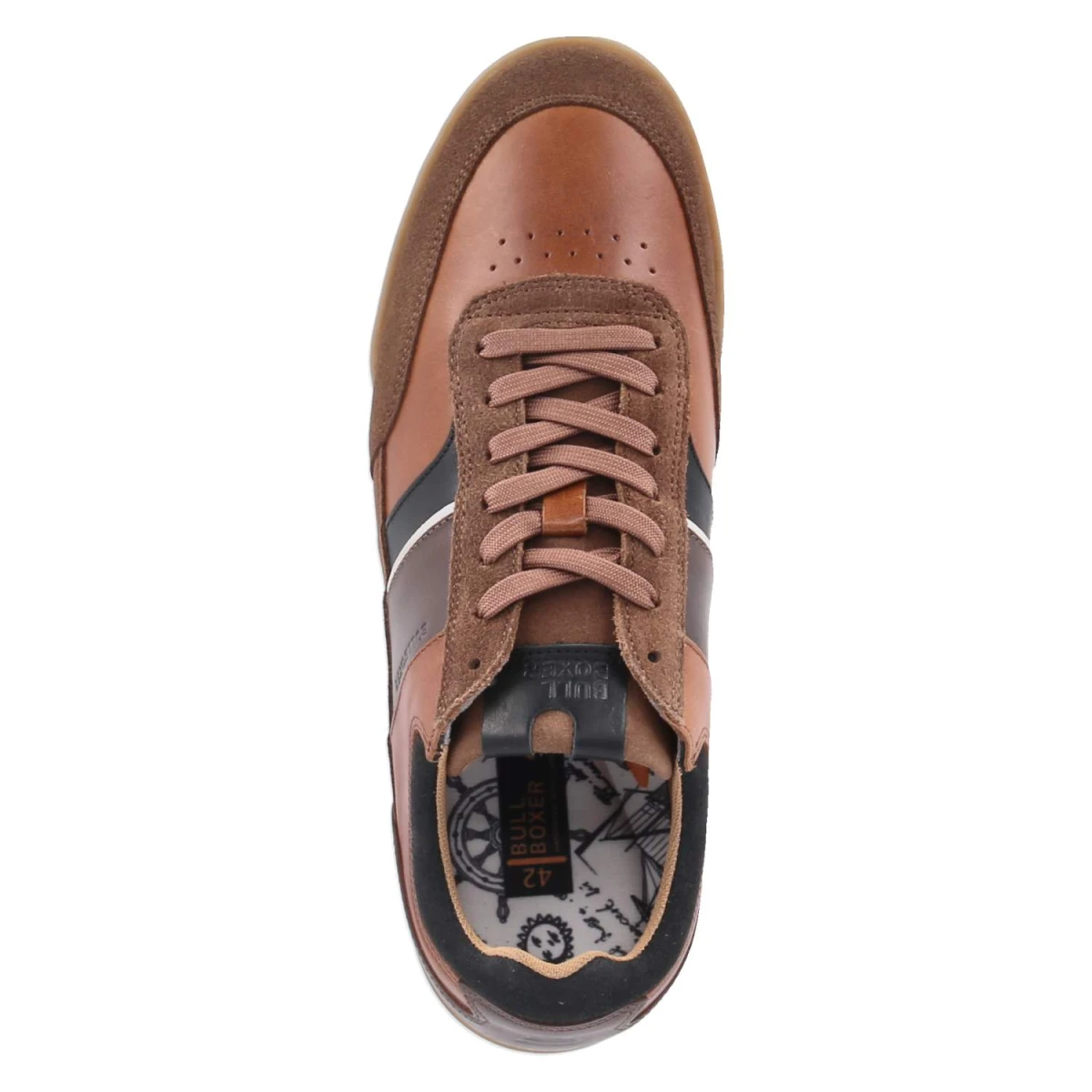 Low Sneaker - cognac-brown