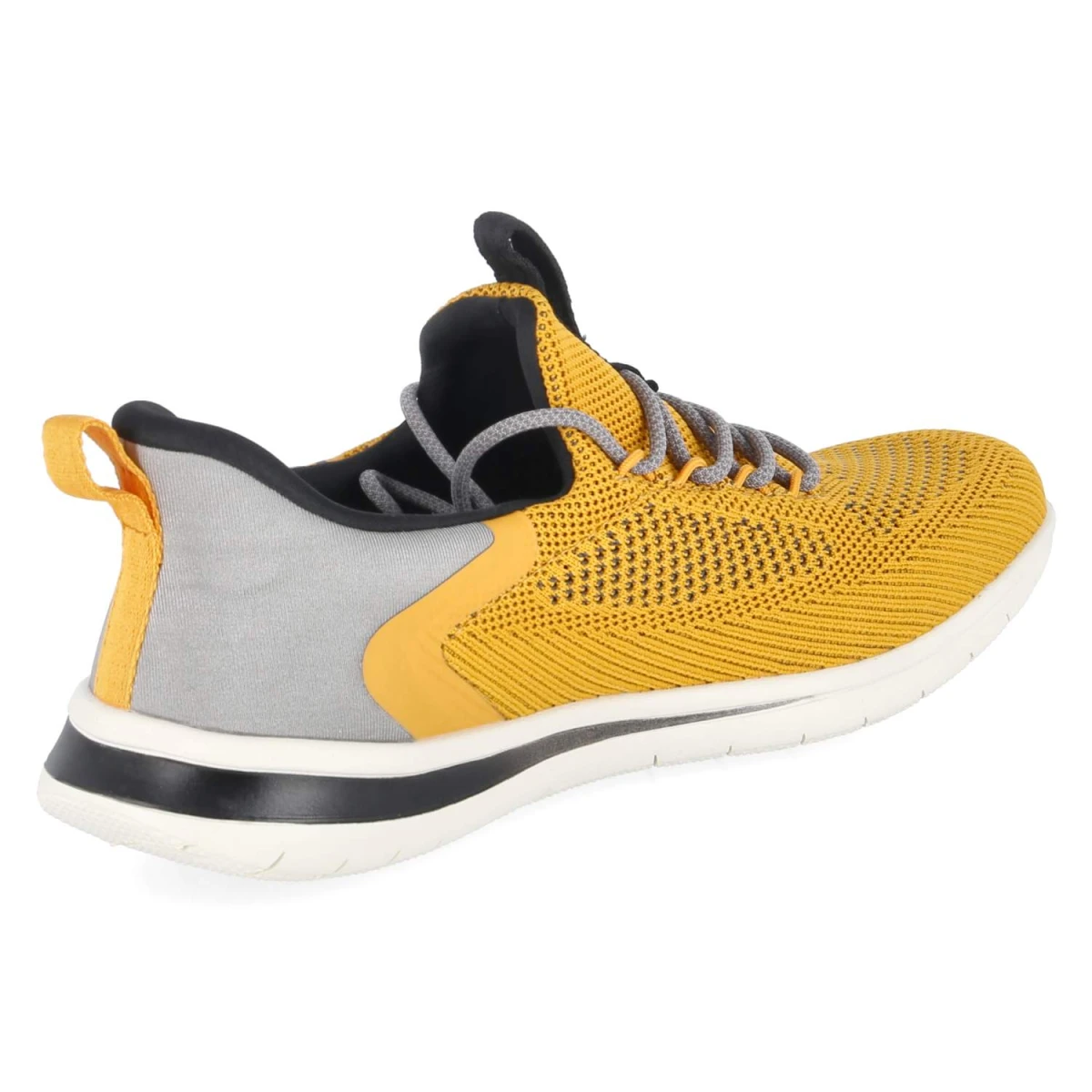 Sneaker - yellow / grey
