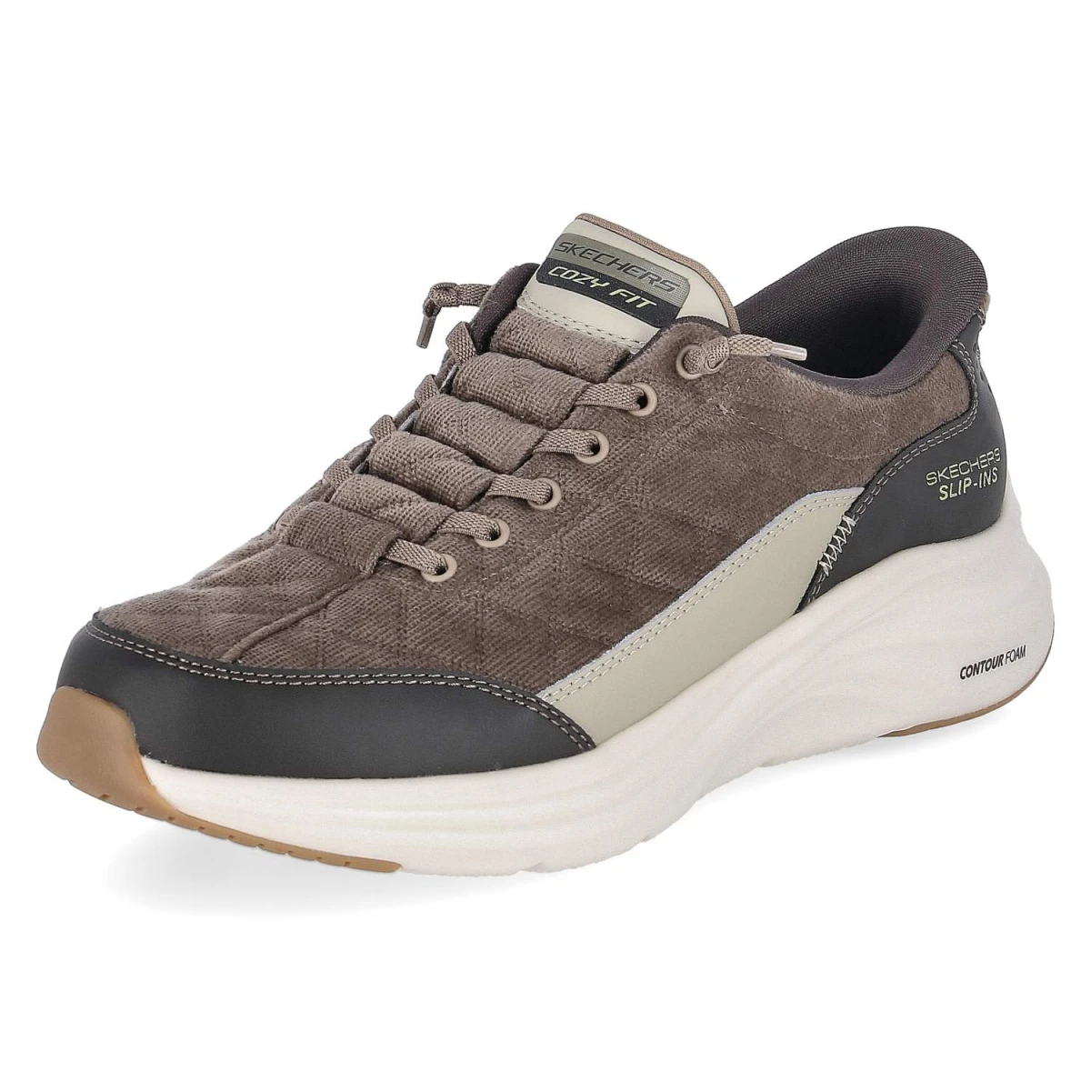 Slip-Ins Sneaker CONTOUR FOAM CORDELUX - olive