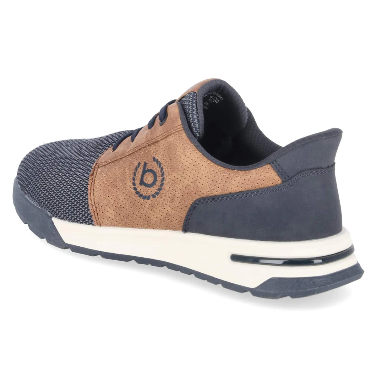 Halbschuhe - cognac / dark blue