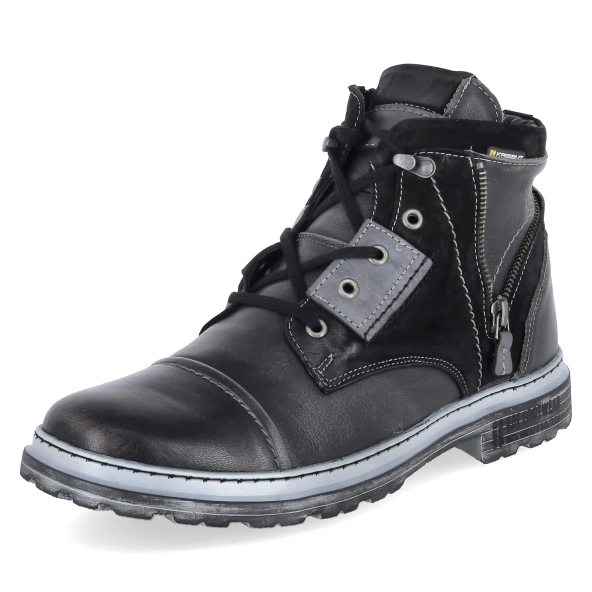Schnürboots - schwarz