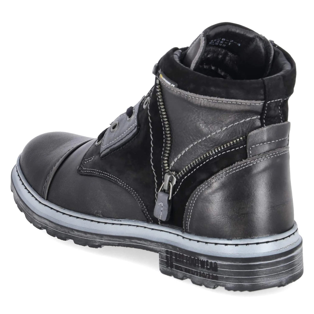 Schnürboots - schwarz