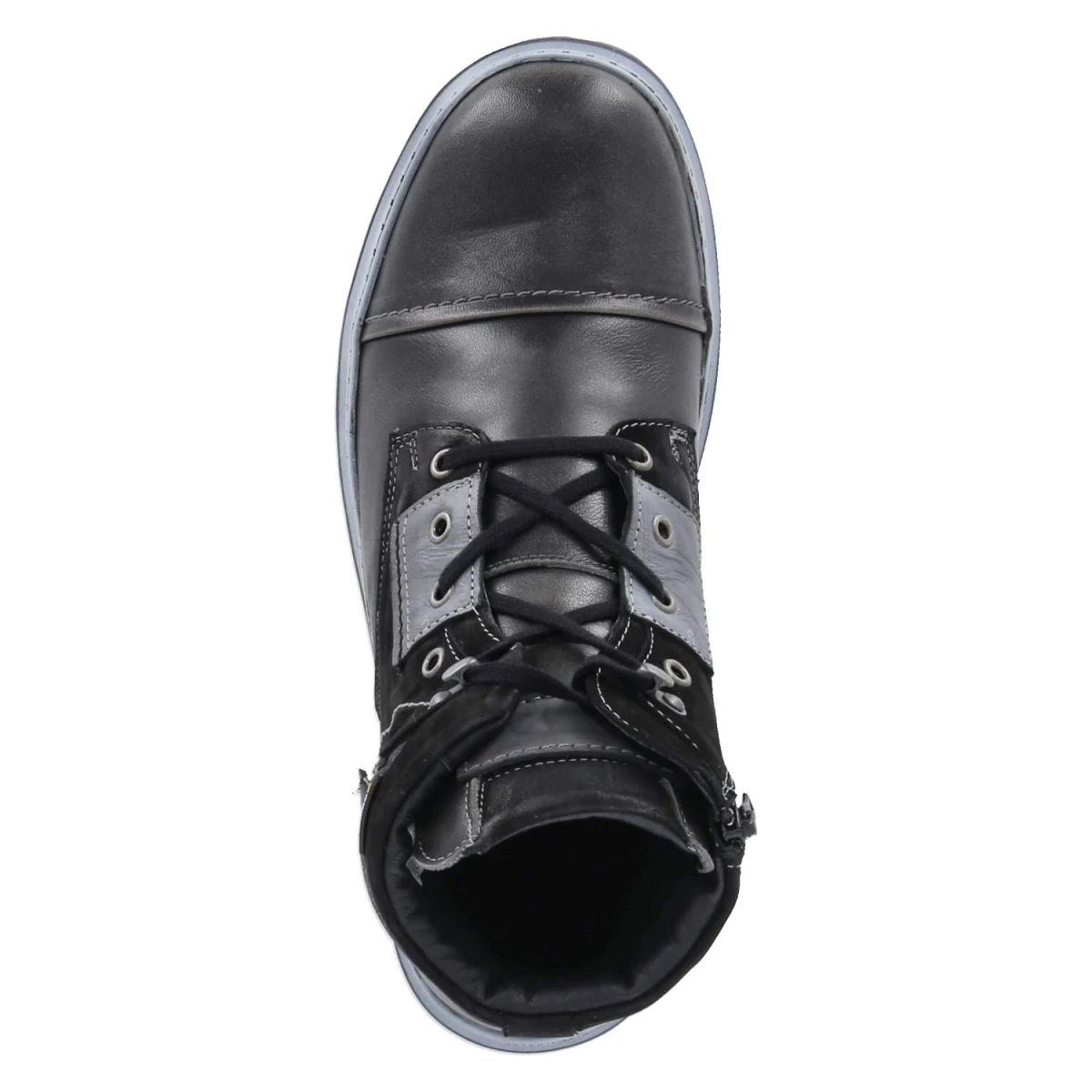 Schnürboots - schwarz