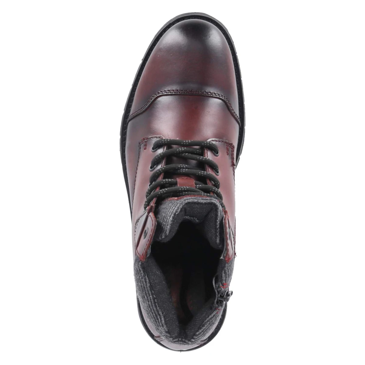 Schnürboots - dark red