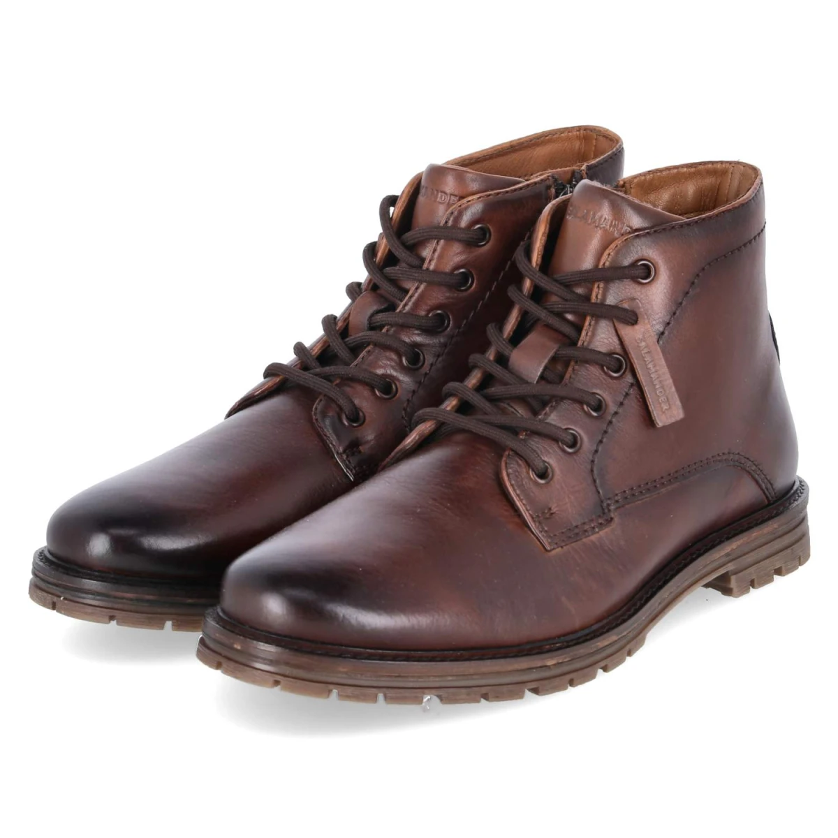 Stiefeletten - cognac/black