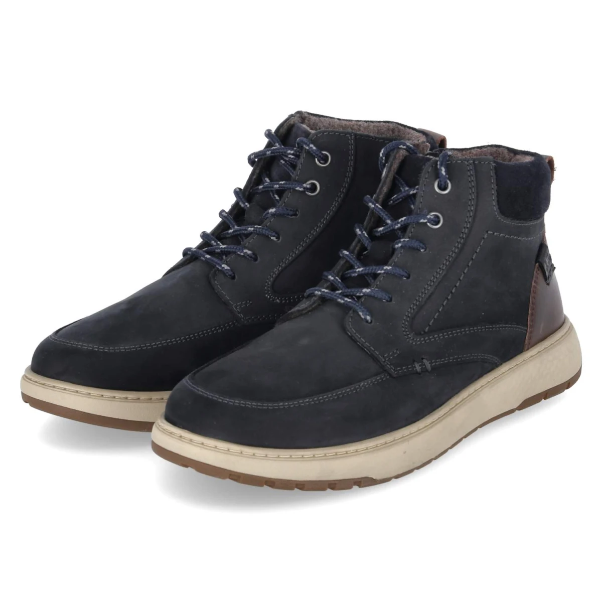 Boots CLAYTON - DUNKELBLAU-KOMBI