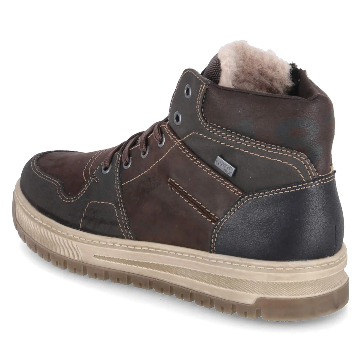 Winterboots - braun kombi