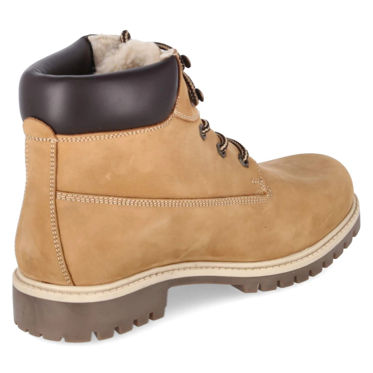 Schnürboots - golden tan