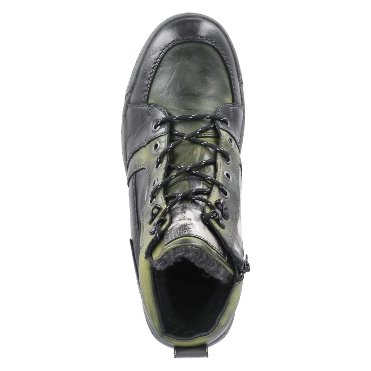 Winterboots - grün/schwarz