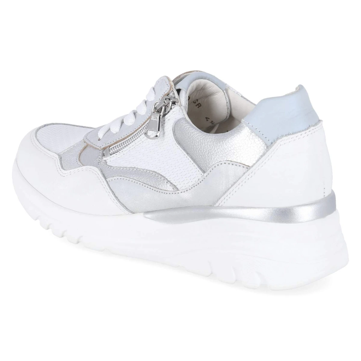 Low Sneaker CARLA - WEISS SILBER SKY