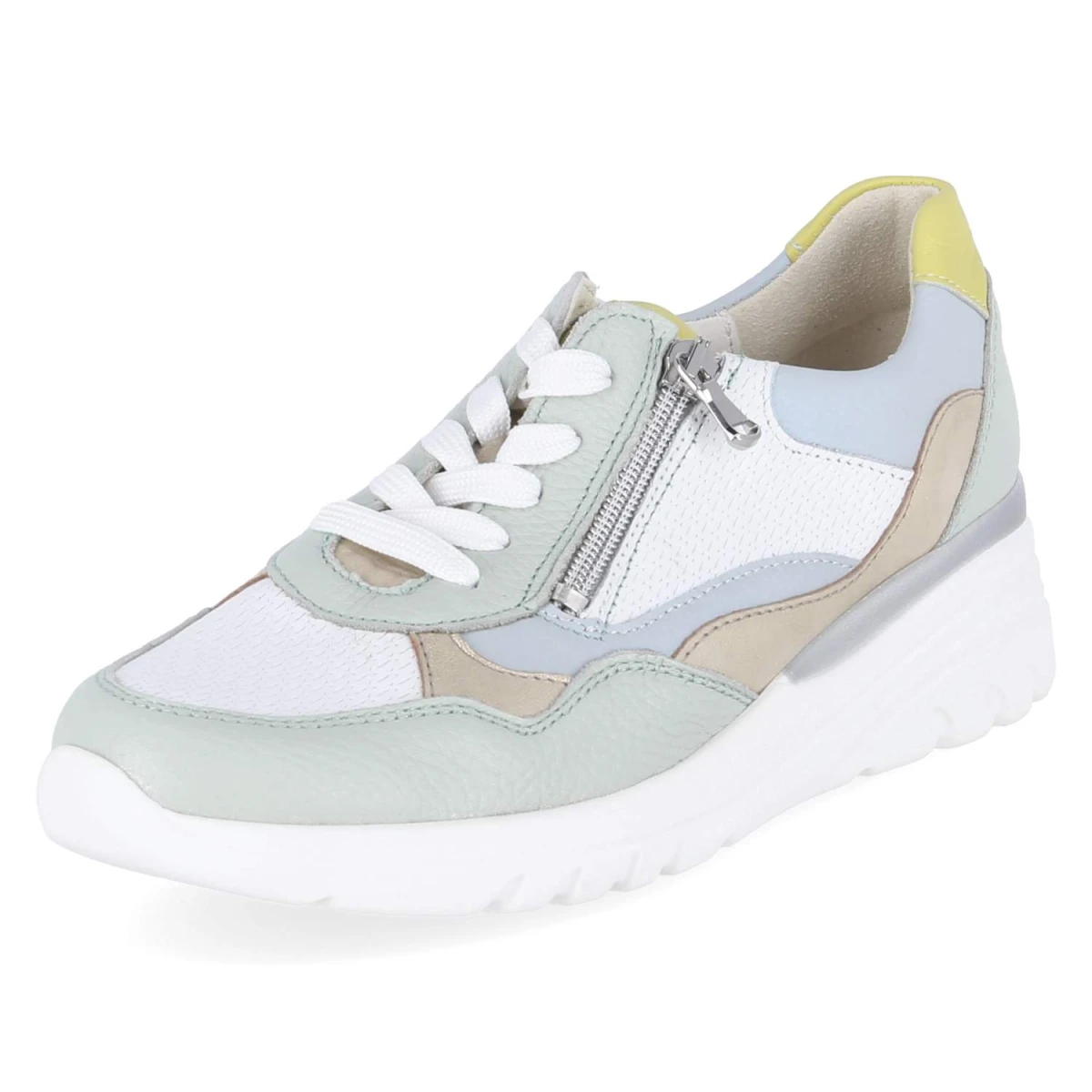 Low Sneaker CARLA - MENTA WEISS SKY LIME