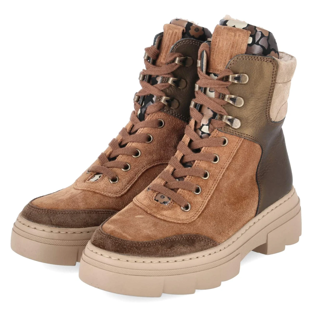 Boots-SAIGA - WOOD COGNAC NUBA