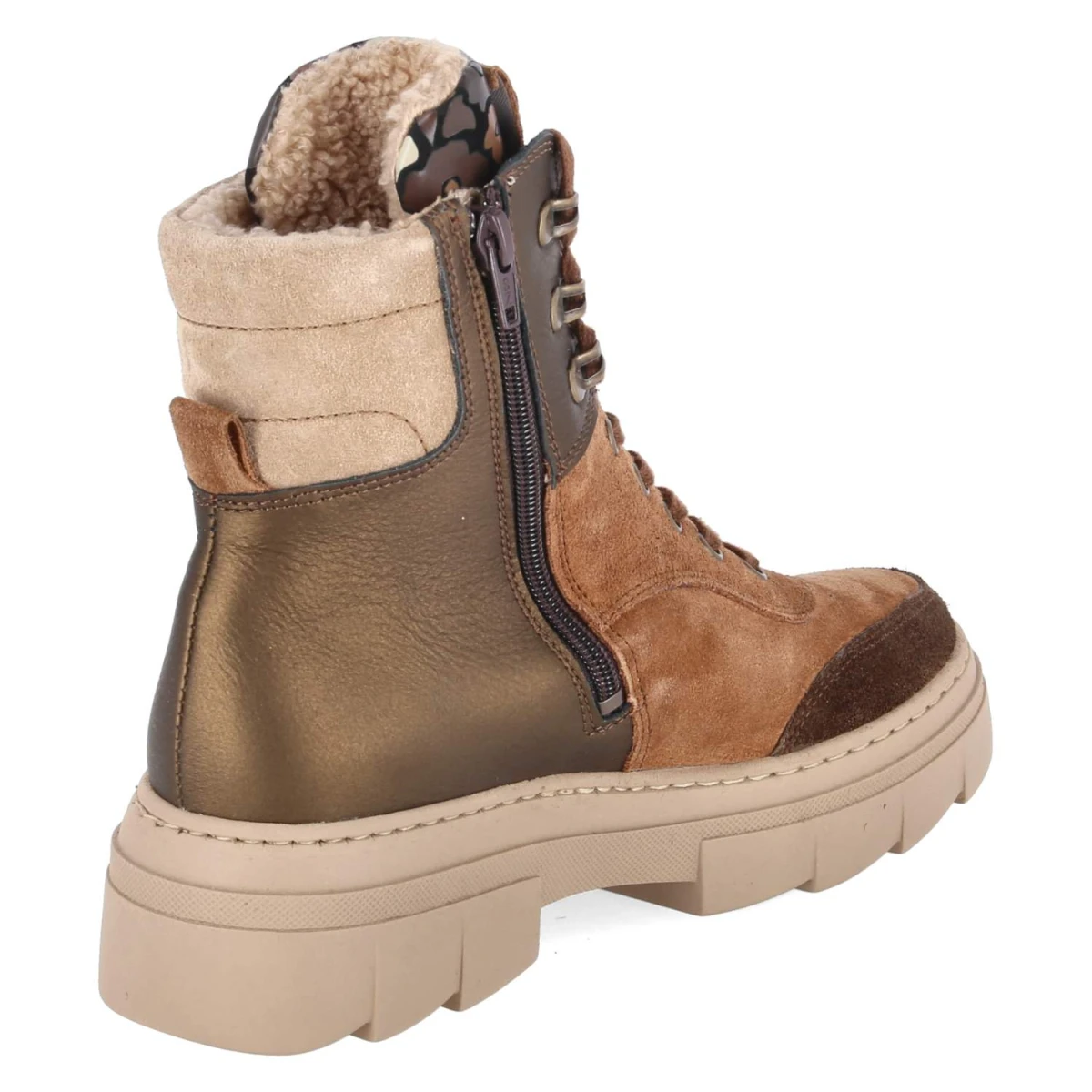 Boots-SAIGA - WOOD COGNAC NUBA