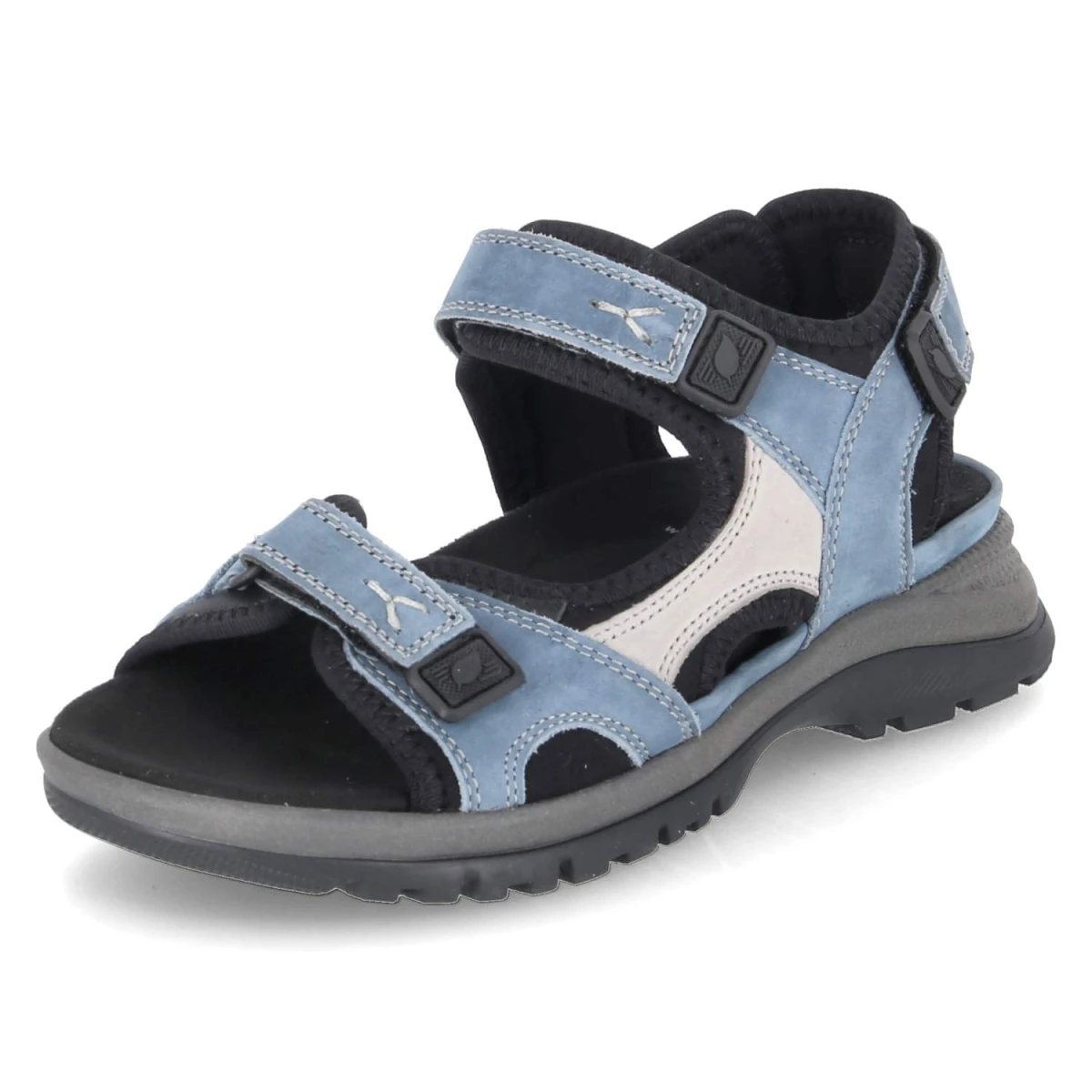 Sandalen SORA - SCHWARZ DENIM STEIN