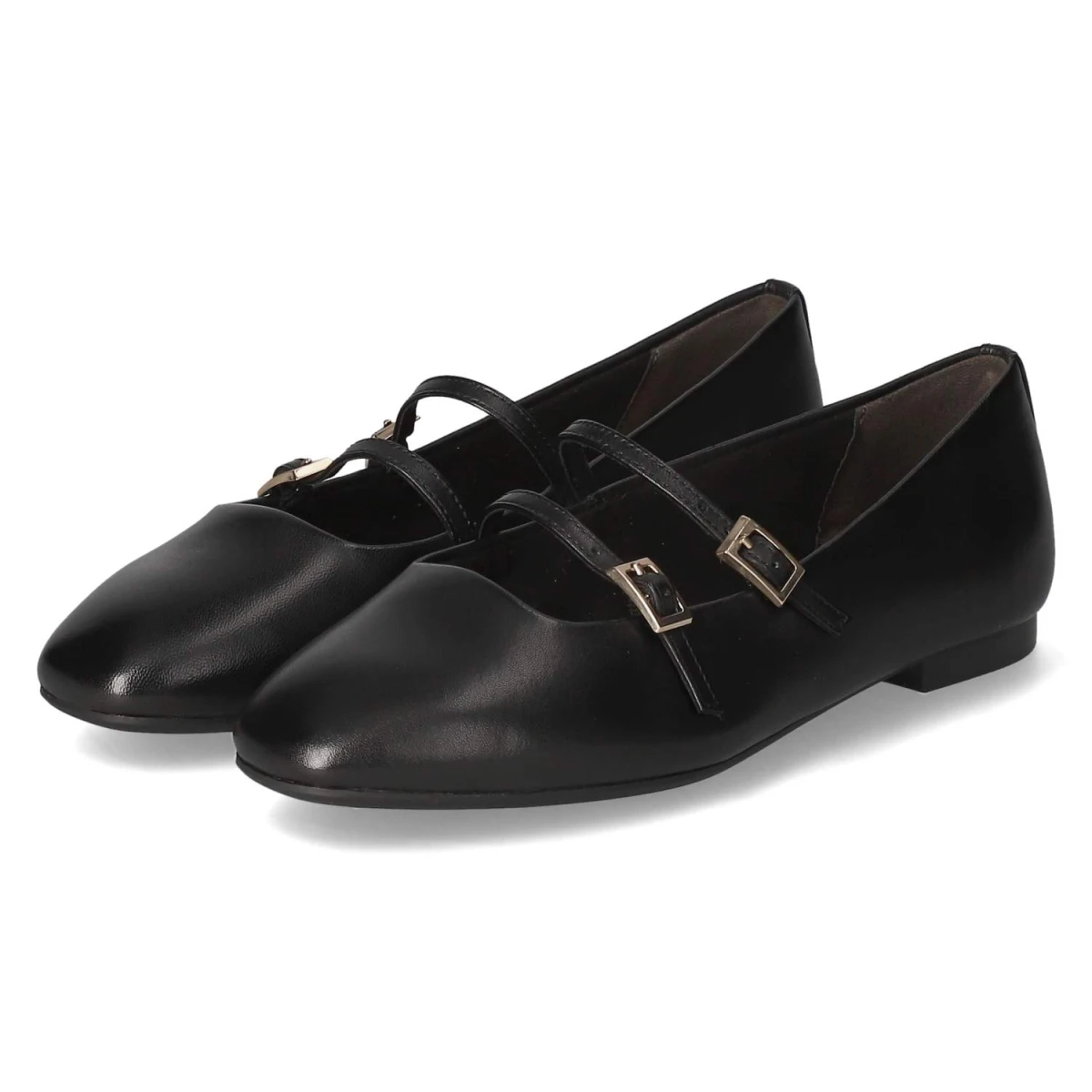 Spangenballerinas - BLACK