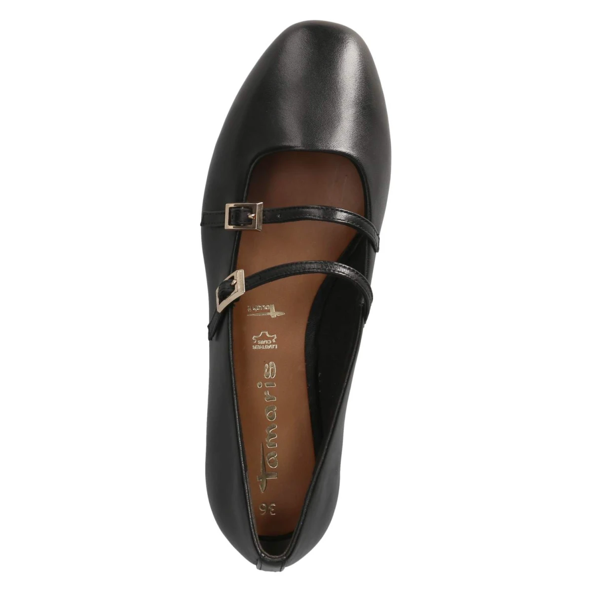 Spangenballerinas - BLACK