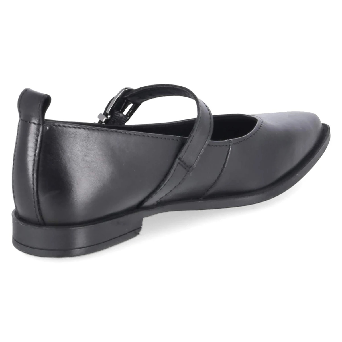 Spangenballerinas - BLACK LEATHER