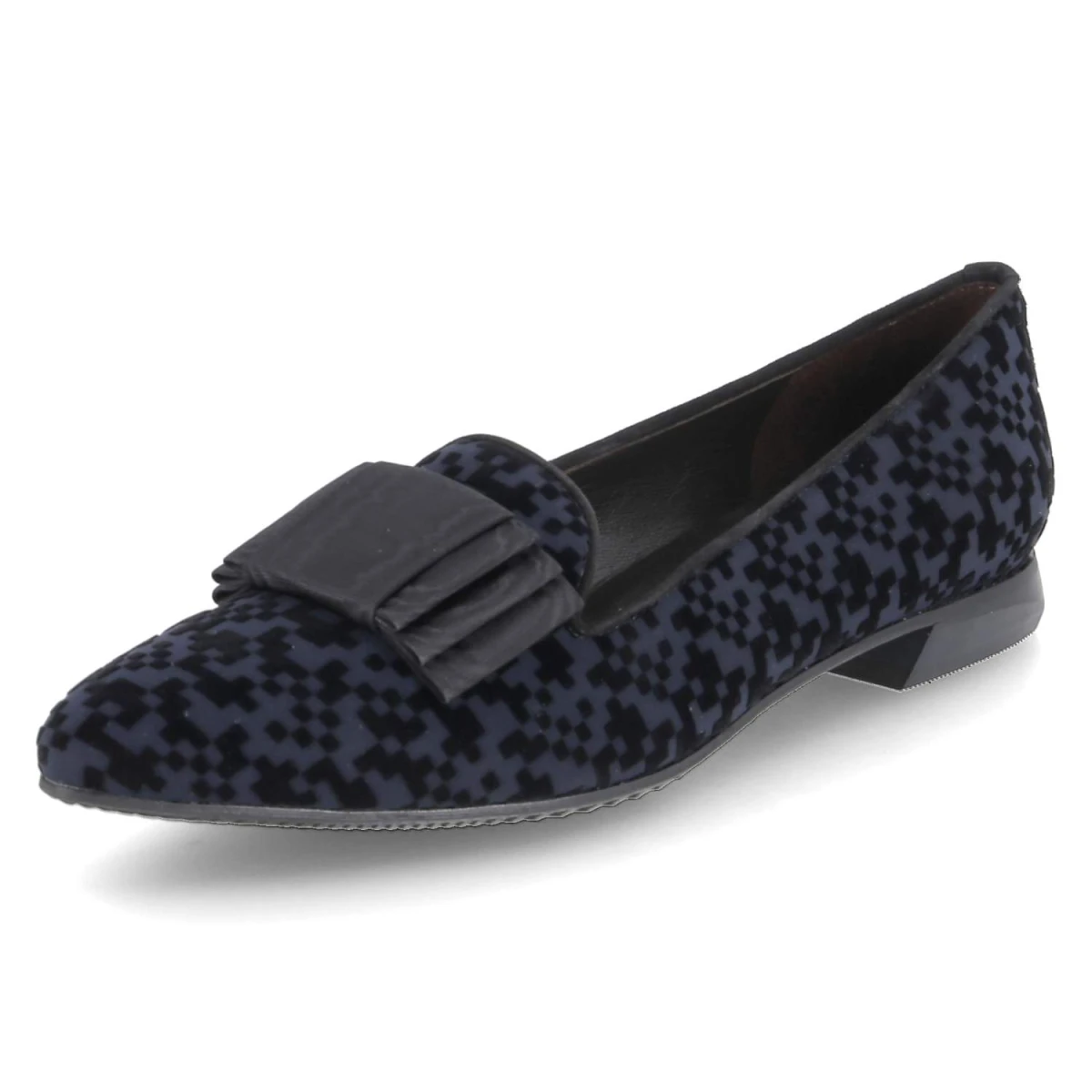 Ballerinas - king blu camoscio nero